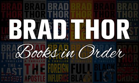 Do you have to read Brad Thor books in order, or can you dive into the chaos like a literary free diver?